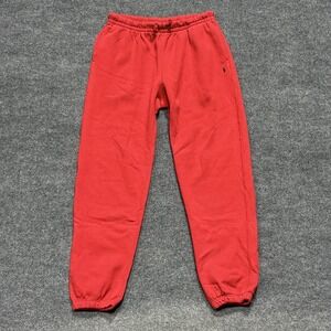 Polo Ralph Lauren Sweatpants Mens Medium Classics Fleece Joggers Drawstring Y2K
